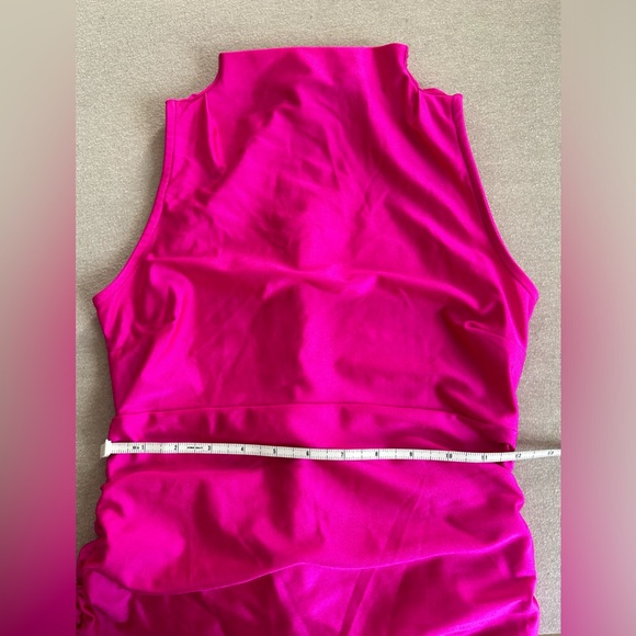 Windsor Mini Dress / Licra / Hot Pink  Size S - Picture 8 of 12